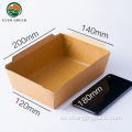 Kraft Paper Food Material Material para llevar caja de pollo para llevar